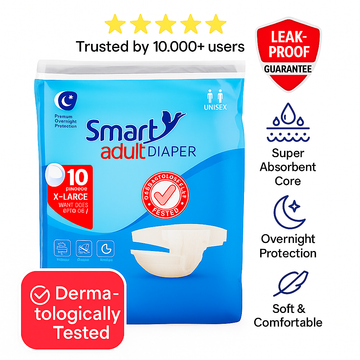 Smart Adult Diapers X-Large (10 Pack) — Maximum Absorbency & All-Day Comfort