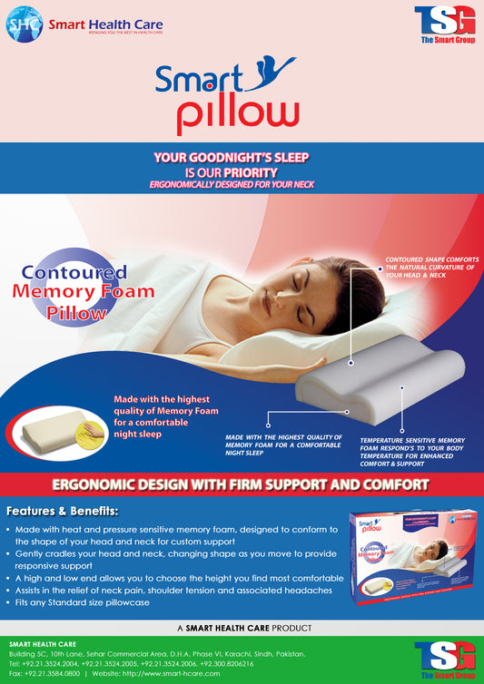 Smart Memory Foam Pillow